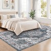 Hallway Runner Rug - Washable Vintage Low Pile Non-Slip Kitchen & Bathroom Carpet Mat for Entryway, Laundry Retro Accent - 4 of 4