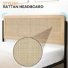 Full Size Platform Bed Frame, Rattan Metal Bed Frame with Headboard and Footboard, Mattress Foundation with Under Bed Storage, No Box Spring Needed - 3 of 4