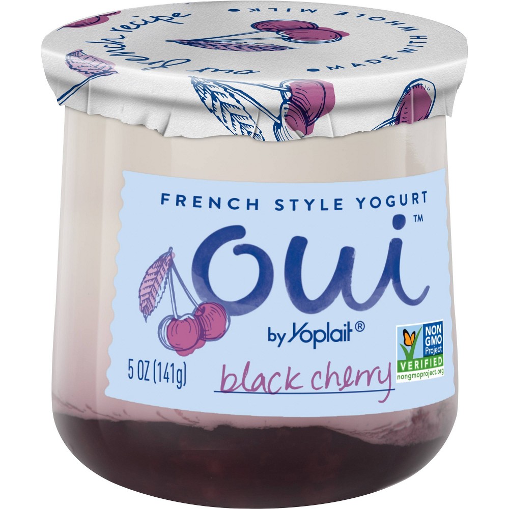 Oui by Yoplait Black Cherry French Style Yogurt