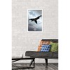Trends International Marvel Heroic Silhouette - Falcon Framed Wall Poster Prints - 2 of 4