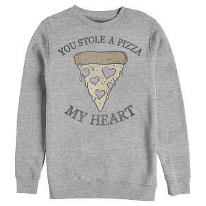 Men's Lost Gods You Stole a Pizza My Heart Sweatshirt - 1 of 4
