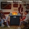 Garvee 28 Inch Propane Fire Pit, CSA-Listed Outdoor Gas Fire Pit, 50,000 BTU Steel Fire Table with Lid and Lava Rock, Gas Fire Pits for Patio - 4 of 4
