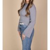 Women's Lara Ribbed Knit Top - MIOU MUSE - 2 of 3