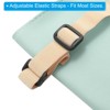 Unique Bargains Car Sun Visor Seat PU Leather Adjustable Elastic Straps Tissue Box Holders 2 Pcs - 4 of 4