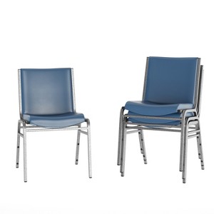 Flash Furniture 4 Pack HERCULES Series Heavy Duty Stack Chair - 1 of 4