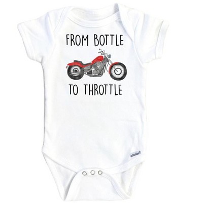 Motorcycle Throttle Onesie® Baby Boy Girl Clothes Infant Bodysuit Funny Cute Newborn GS1