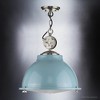 Urban Ambiance Luxury Urban Loft Pendant Light,  17.625"H x 17.375"W,  Gray Blue Finish, UHP3842 - 3 of 4