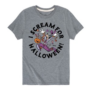 Boys' - Disney - I Scream For Halloween Short Sleeve Graphic T-Shirt - 1 of 4