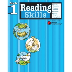 Reading Skills: Grade 1 (Flash Kids Harcourt Family Learning) - (Paperback) - 1 of 1