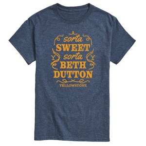 Men's - Yellowstone - Sorta Sweet Sorta Beth Dutton Short Sleeve Graphic T-Shirt - 1 of 4