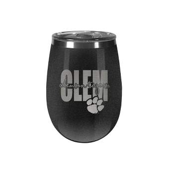 NCAA Clemson Tigers 10oz Onyx Wine Tumbler