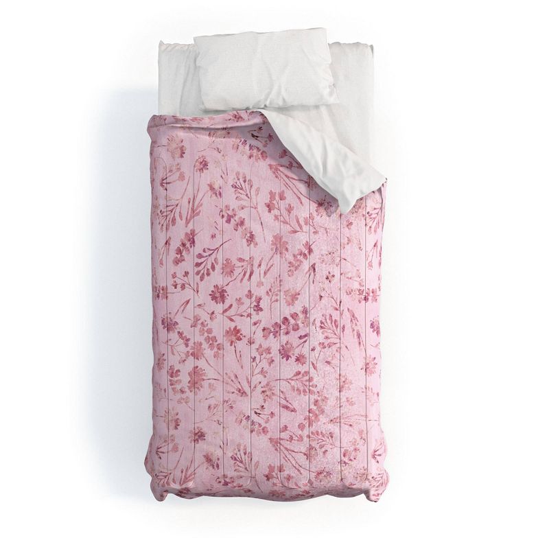 Mallory Floral Polyester Comforter & Sham Set - Deny Designs, 1 of 6