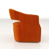 SEYNAR Modern Glam Velvet 360 Degree Swivel Open-Back Accent Armchair Set of 2 - 4 of 4