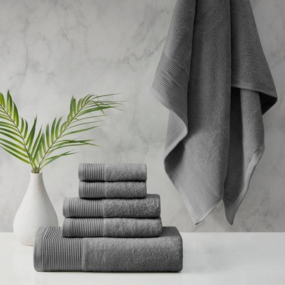 6pc Antimicrobial Nuage Cotton Tencel Blend Towel Set - Beautyrest