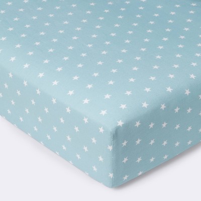 Fitted Crib Sheet Star - Cloud Island™ Blue