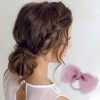 Unique Bargains Women's Cute Bow Flowers Hair Ropes Pink 10 Pcs - 2 of 3