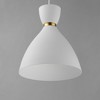 Maxim Lighting Carillon 1 - Light Pendant in  White/Satin Brass - 2 of 4