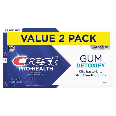 Crest Pro-Health Gum Detoxify Deep Clean Toothpaste - 4.8oz/2pk