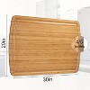 Extra Large Bamboo Cutting Board for Kitchen, Meat Cutting Board for BBQ with Juice Groove, Over the Sink Cutting Board - 2 of 4