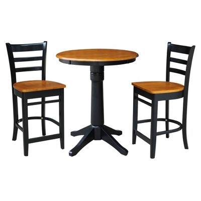 30 Effie Round Pedestal Counter Height, 30 Inch High Dining Chairs