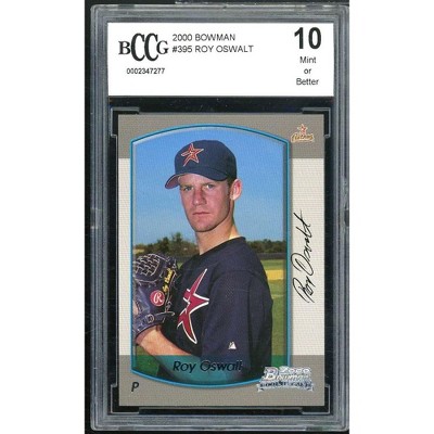 Roy Oswalt Rookie Card 2000 Bowman #395 BGS BCCG 10