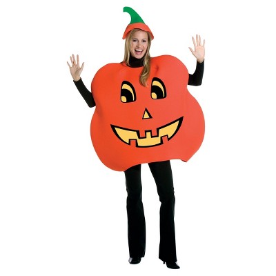 Imposta Costumes Adult Pumpkin Costume Bodysuit Orange One Size