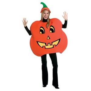 Imposta Costumes Adult Pumpkin Costume Bodysuit Orange One Size - 1 of 1