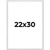 PosterPalooza | Textured White Picture Frame - UV Acrylic, Foam Board Backing, Hanging Hardware - 2 of 4