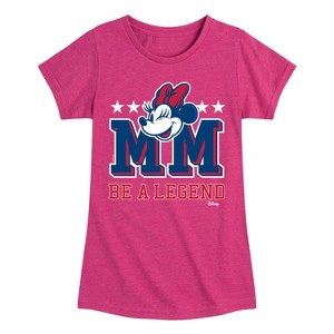 Girls' - Disney - Minnie Mouse Fitted Short Sleeve Graphic T-Shirt - 1 of 4