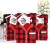 Big Dot of Happiness Christmas Pajamas - Holiday Plaid PJ Party Favor Boxes - Set of 12 - 3 of 4