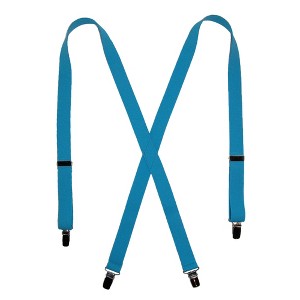CTM Women's Elastic Clip-End 1 Inch Basic Suspenders - 1 of 4