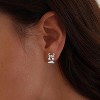 925 Sterling Silver Stud Earrings | Classic Bow, Butterfly, Owl & Heart Designs | Hypoallergenic - 3 of 4