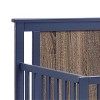 FURNIinspire Cribs 4 In 1 Convertible Crib Baby Bed Toddler Bed Baby Sied Bed, Bedside Crib, Baby Products, Baby Furniture, Blue, 56.75"*29.5"*45.25" - 4 of 4