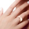 Pompeii3 10mm Dome High Polished Wedding Band 10k Rose Gold - 3 of 4