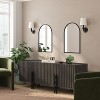 Merrick Lane Arched Metal Framed Wall Mirror for Entryways, Dining Rooms, and Living Rooms - 3 of 4