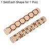 Unique Bargains Wood Clay Grain Texture Carved Fine Baking DIY Rolling Pins 2 Pcs - 3 of 4