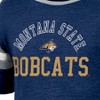 NCAA Montana State Bobcats Girls' Short Sleeve Striped Shirt - 3 of 3