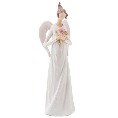 Wind & Weather Angel with Flowers Statue