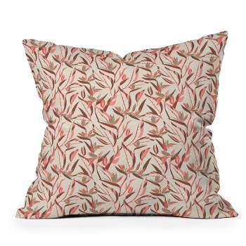 Holli Zollinger Paradisia Outdoor Throw Pillow Pink - Deny Designs