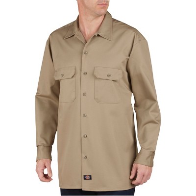 dickies khaki shirt and pants