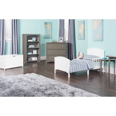Dapper Gray Adjustable Kids' 42" Wooden Bookcase