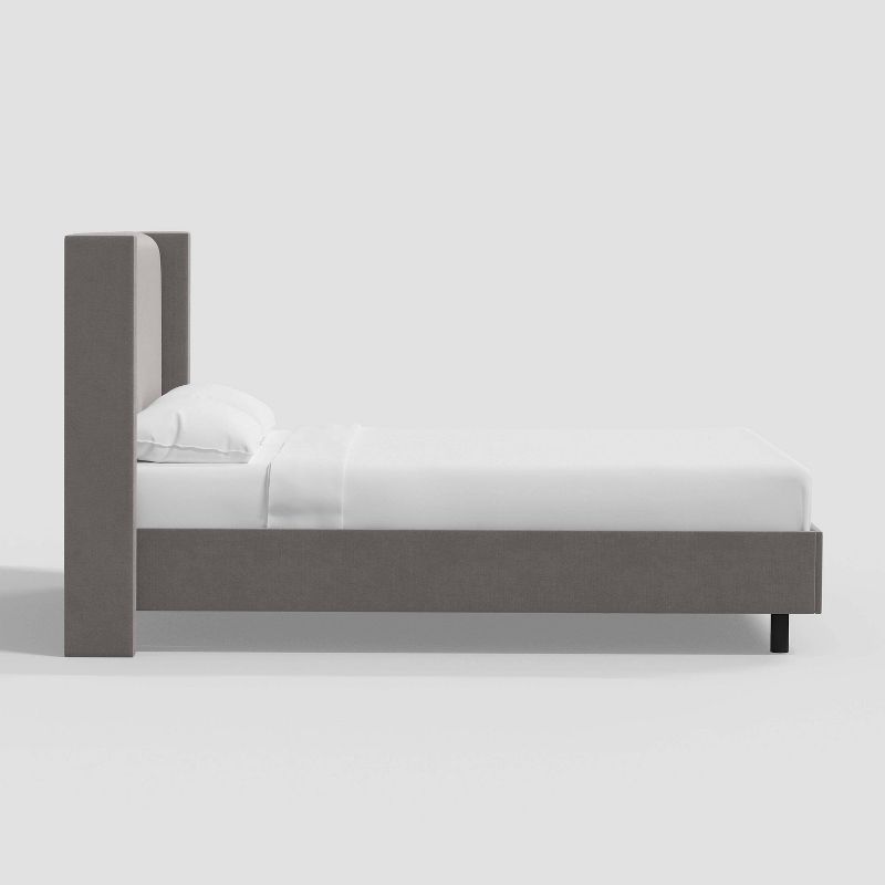 Austin Wingback Platform Bed in Luxe Velvet - Threshold™, 4 of 6