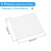 Unique Bargains Durable Soft Silicone Drain Cover with Anti-Odor Drain 4 Pcs - 2 of 4