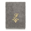 Linum Home Textiles 100% Turkish Cotton MONICA Gold Thread 3PC Embellished Towel Set - 4 of 4