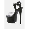 First Date Ultra High Heel Clear Sandals - 3 of 4