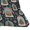 16"x16" Heather Dutton Gingerbread Village Square Throw Pillow Blue - Deny Designs: Christmas Decor, Indoor Use, Zippered - 2 of 4