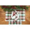 C&F Home Carter Christmas Red and Green Plaid Table Runner - 2 of 4
