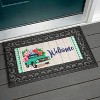 Evergreen Spring Flower Delivery Textured Sassafras Indoor Outdoor Switch Doormat 1'10"x10" Multicolored - 2 of 4