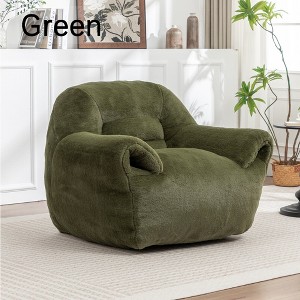 Hrinhom 42.5" W Bean Bag Chair, Comfy Lazy Floor Sofa Chair For Adults and Kids - 1 of 4