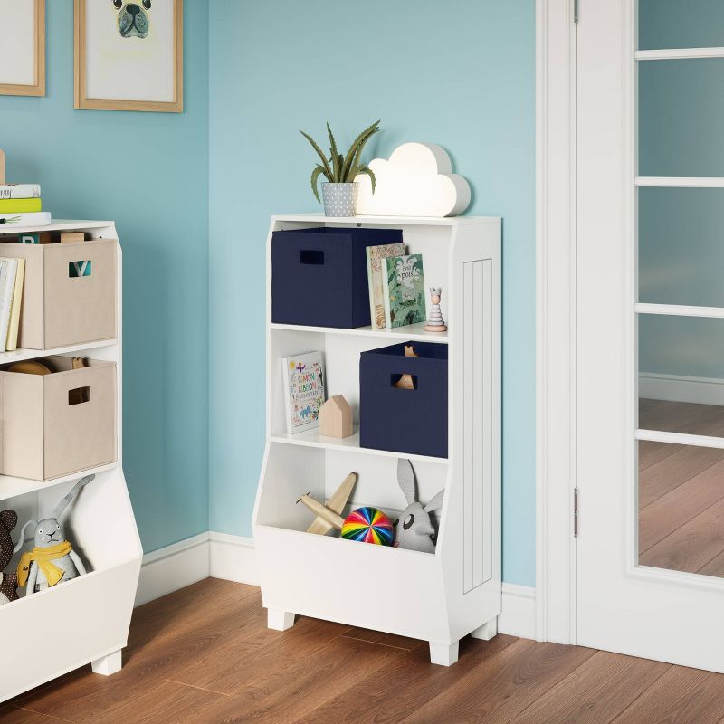 23" Kids' Bookcase with Toy Organizer and 2 Bins - RiverRidge Home, 3 of 8